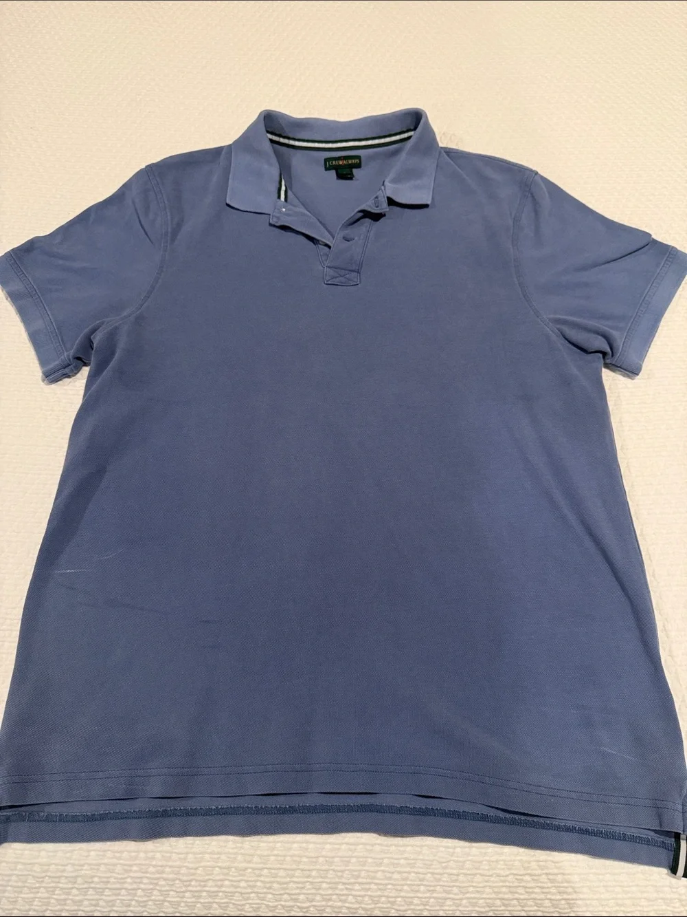J. Crew Men's Light Blue Polo Shirt